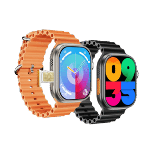 ساعة ذكية تستقبل بطاقة SIM وتقوم بتشغيل برامج الهاتف ساعة ذكية عالية الدقة مع حزامين إضافيين Oteeto TU95