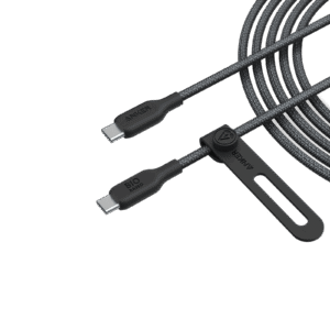 كابل Anker 543 USB-C إلى USB-C (مضفر بيولوجيًا) بطول 1.80 سم , اسود