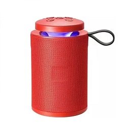 مكبر صوت لاسلكي محمول بتقنية البلوتوث , احمر