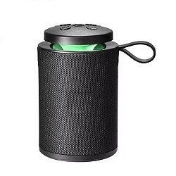 مكبر صوت لاسلكي محمول بتقنية البلوتوث , اسود