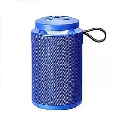 مكبر صوت لاسلكي محمول بتقنية البلوتوث , ازرق