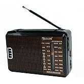 راديو JOC Golon rx-608acw عالي الحساسية - بني