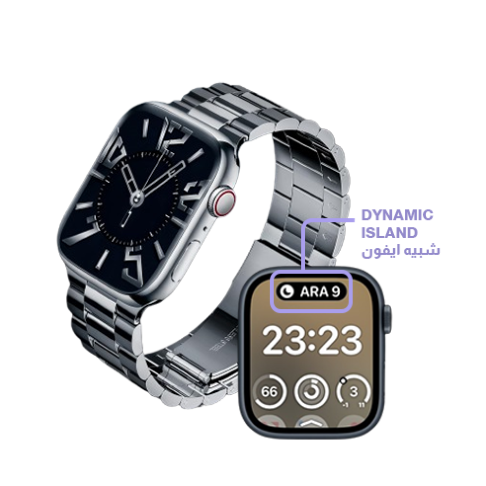 ساعة ذكية بشاشة اموليد من نيويورك