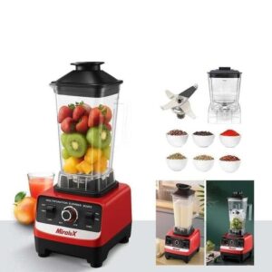 خلاط متعدد الوظائف 2 في 1، 1000 واط، 2.5 لتر من ميرالوكس