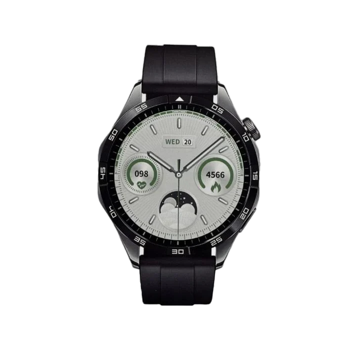 ساعة ذكية Telzeal AMOLED T4 - لون اسود
